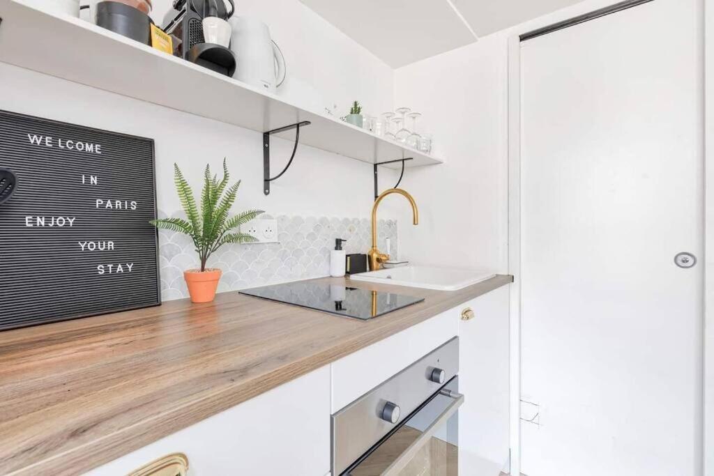 Appartement Refait à neuf proche Arc Triomphe 4P Parigi Esterno foto